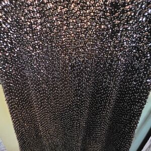 Diane Von Furstenberg Black Sequin Dress